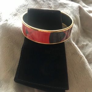 Hermès Red Bangel Bracelet- Size 65